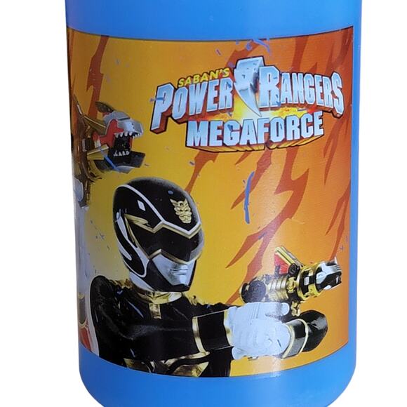 Power Rangers Megaforce Water Bottle 18 fl oz 2013 BPA Free Blue Red DesignWare‎ - Picture 4 of 10